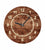 Brown Wooden Texture Wall Clock