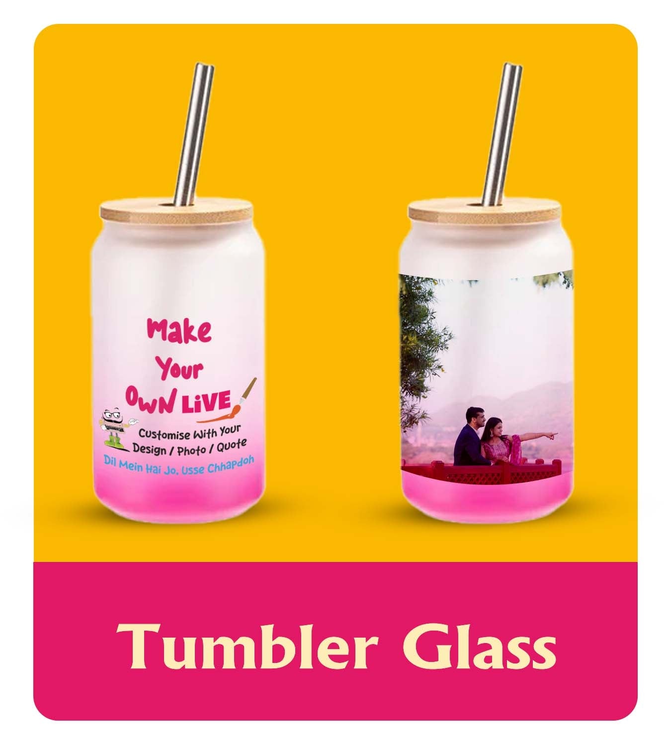 Tumbler glass - Live