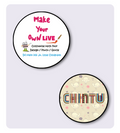 Coasters - Live ( MDF, Customisable )