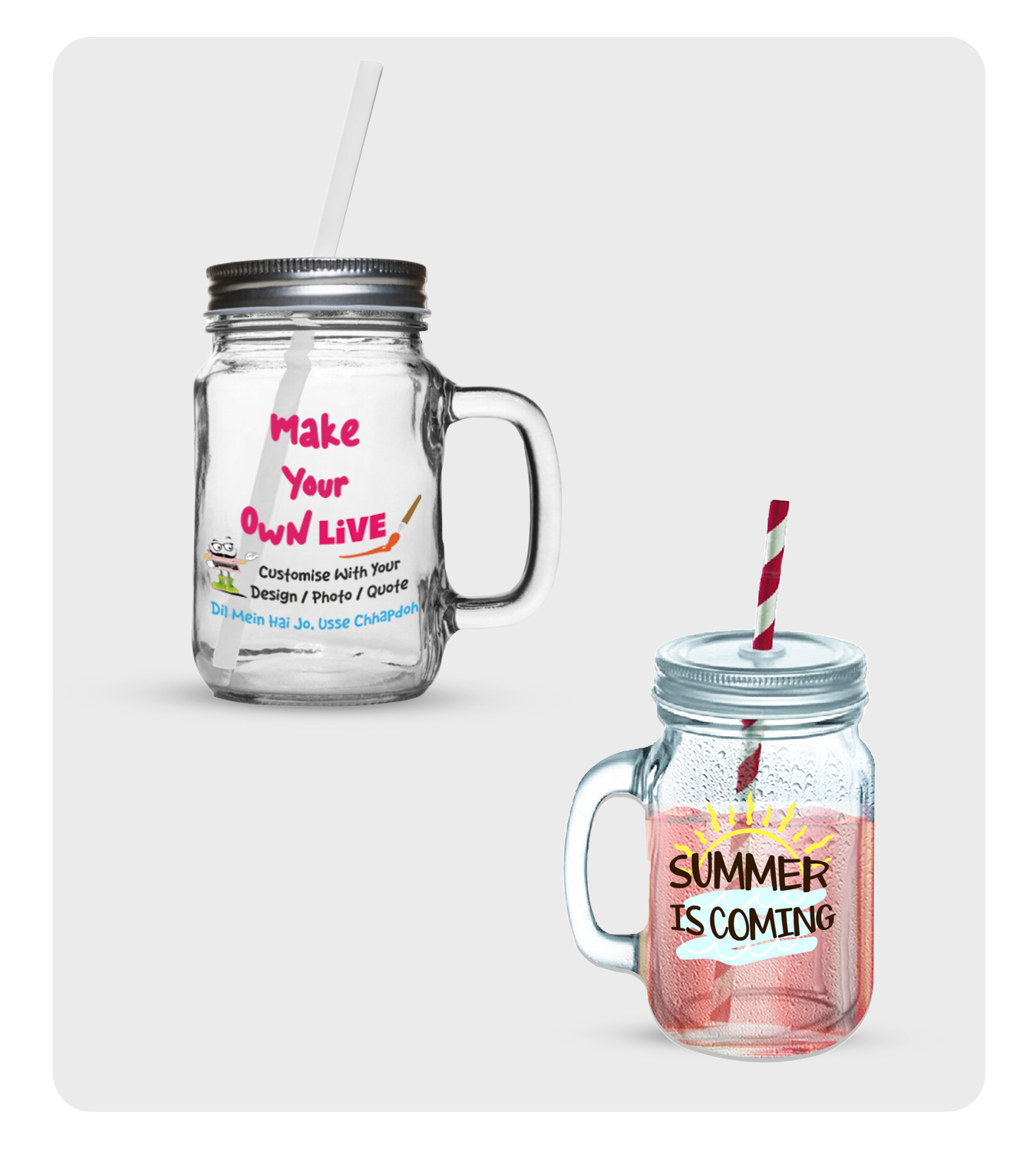 Mason Jars - ( Clear Glass )