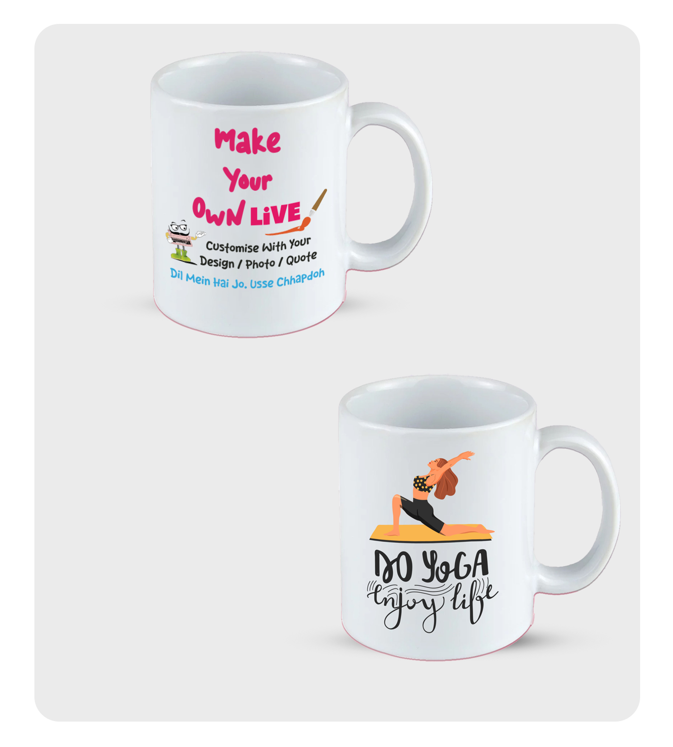 Mugs - Live ( White Mug )