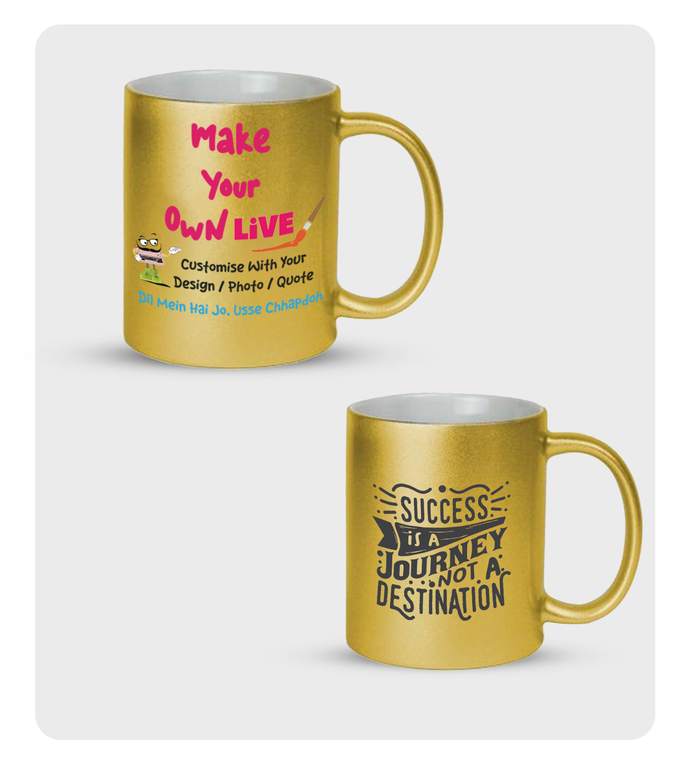 Mugs - Live ( Golden Mug )