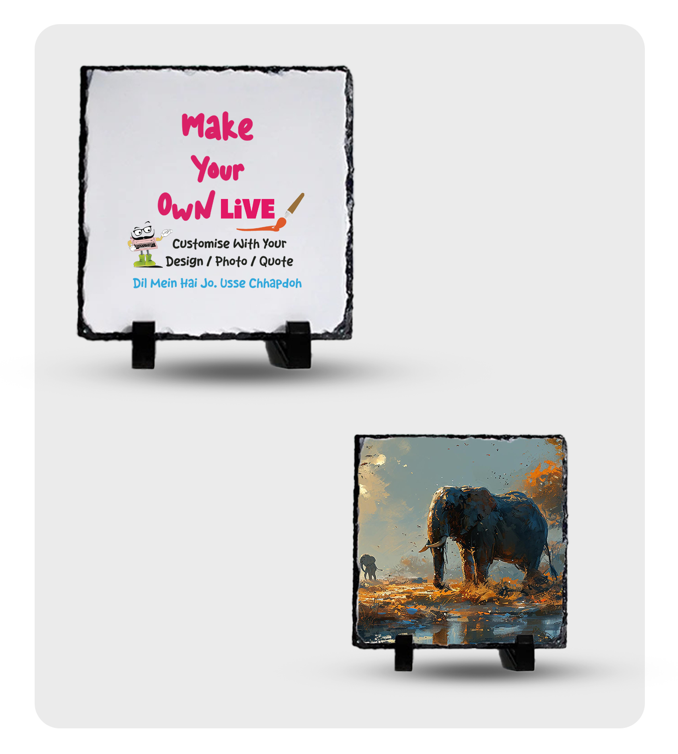 Rock Frames - Live (4*4 in , Square )