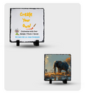 Rock Frame - Personalise Your Home (4*4 In, Square)