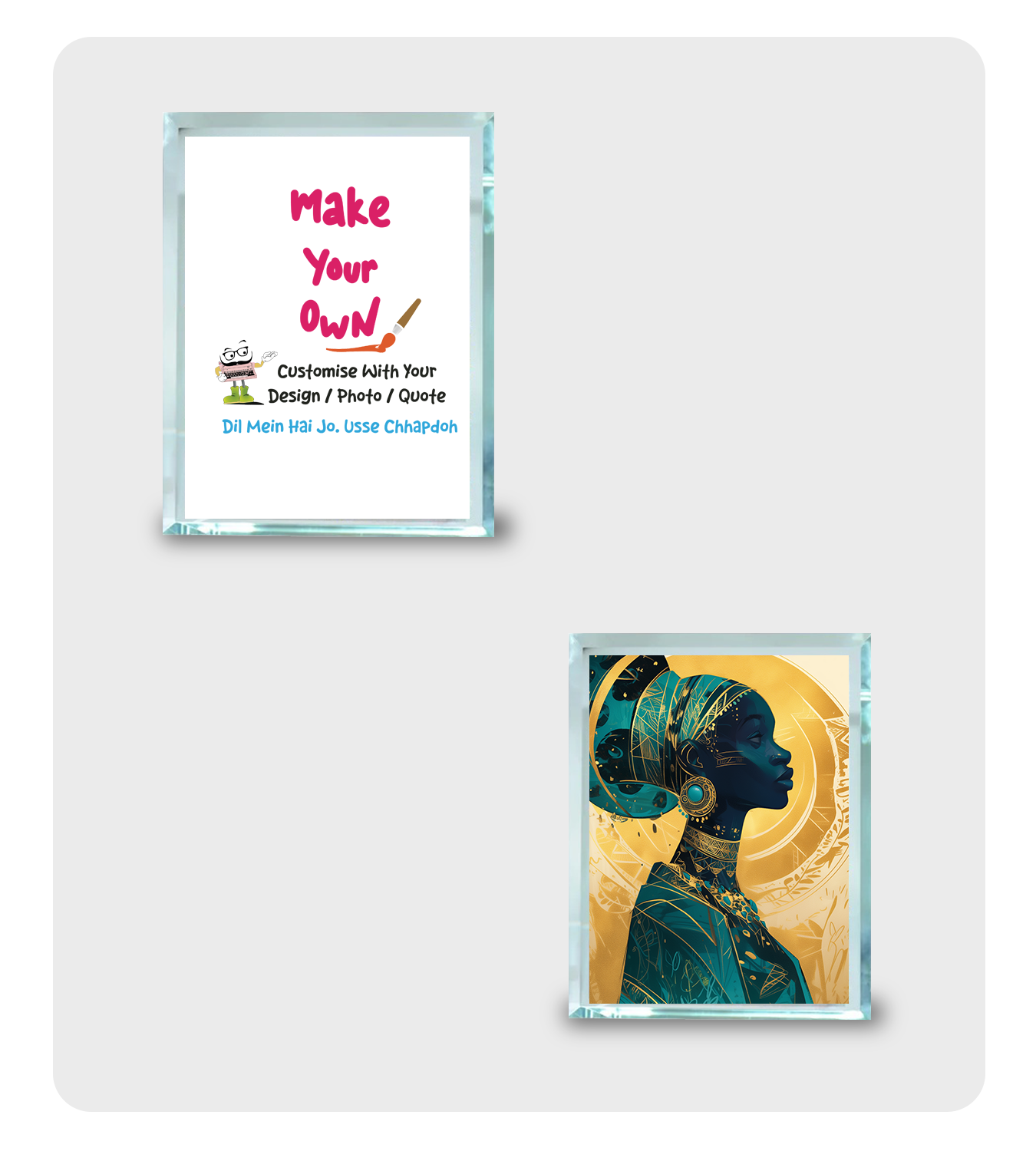 Glass Frame - Personalise your HOme