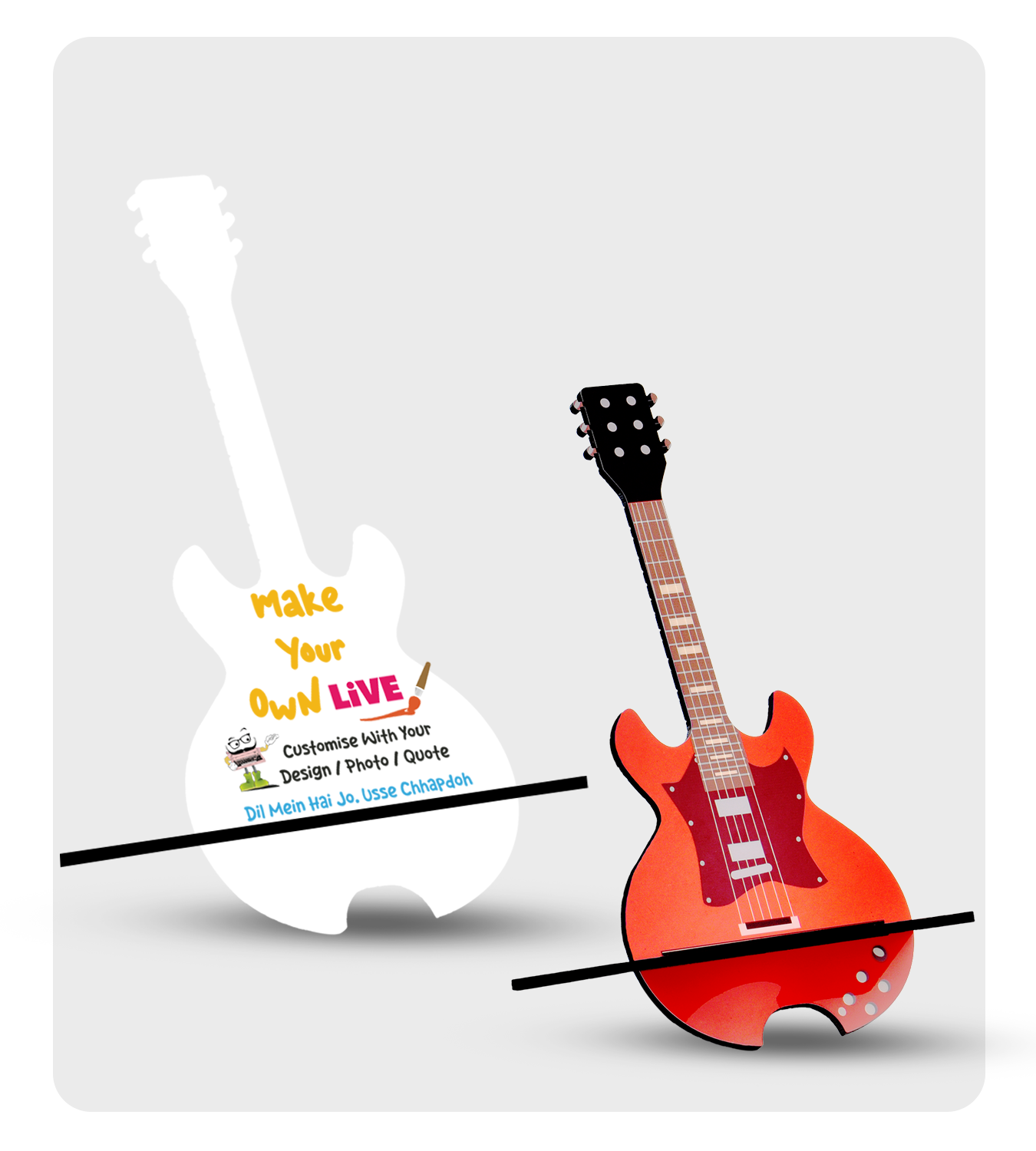 Mobile Stand - Live ( Guitar Shape )