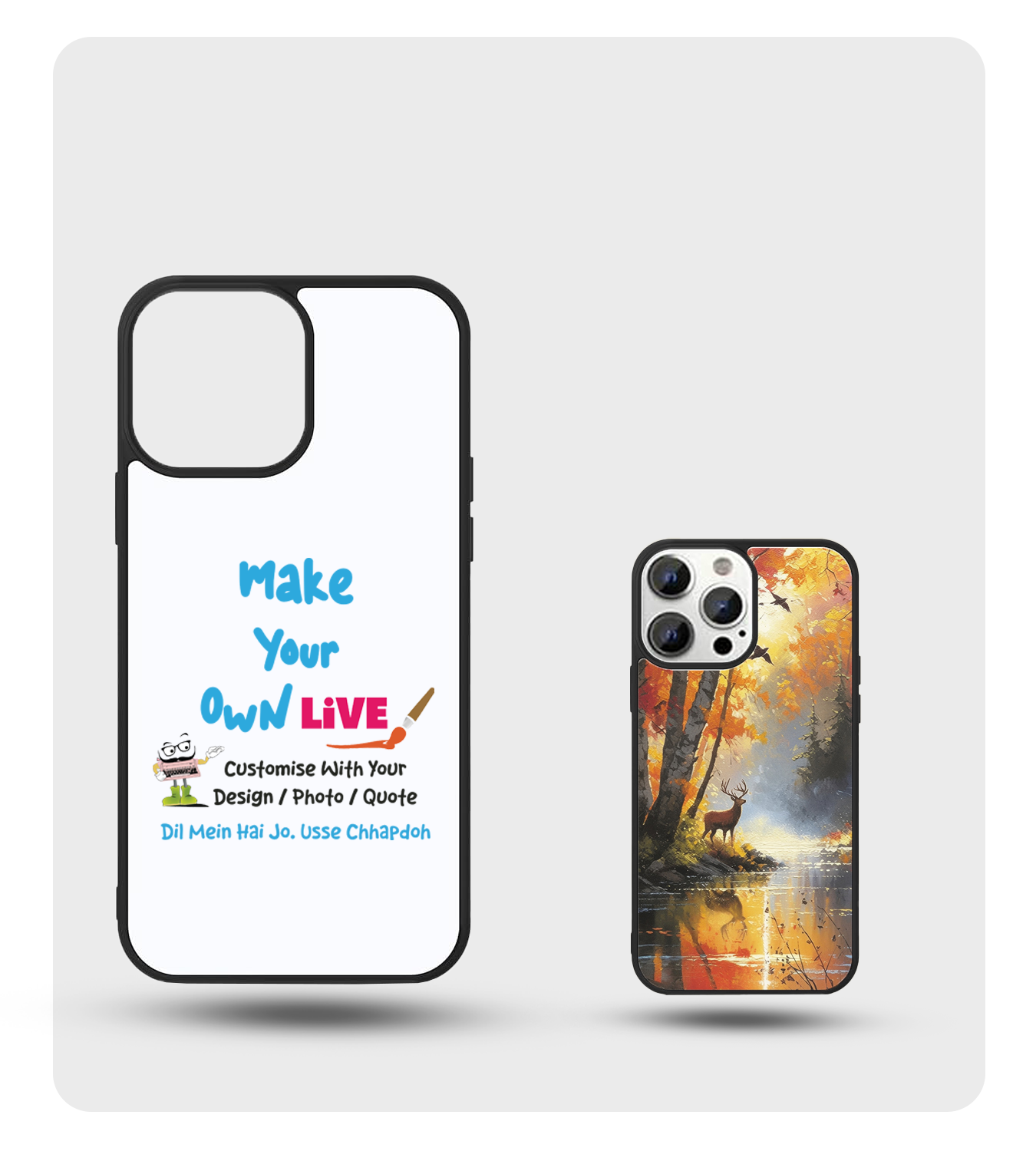 Mobile Case - Live ( 3D Case )