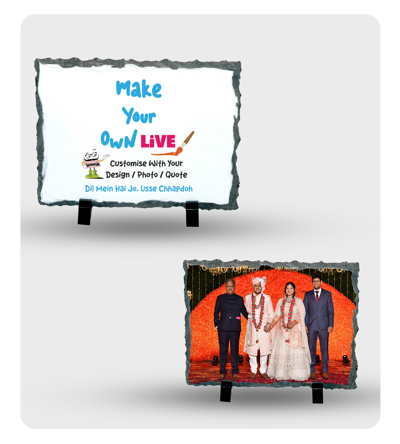 Rock Frames - Live (15.5*7.5 in , Rectangle )
