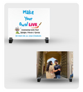 Ceramic Tile - Live (8 in*10 in Rectangle )