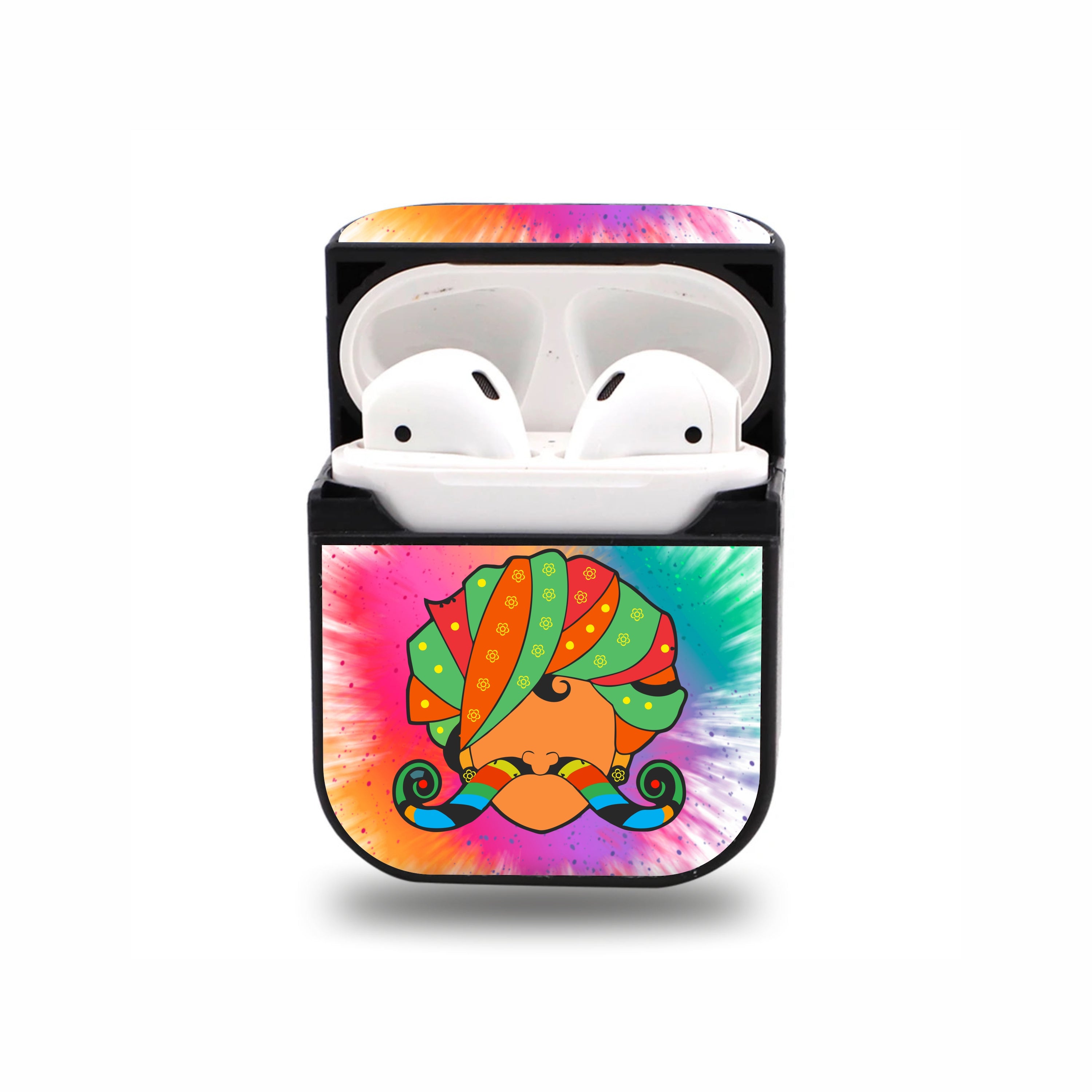 Rajasthani Pagdi With Color Splash Holi Airpod Case