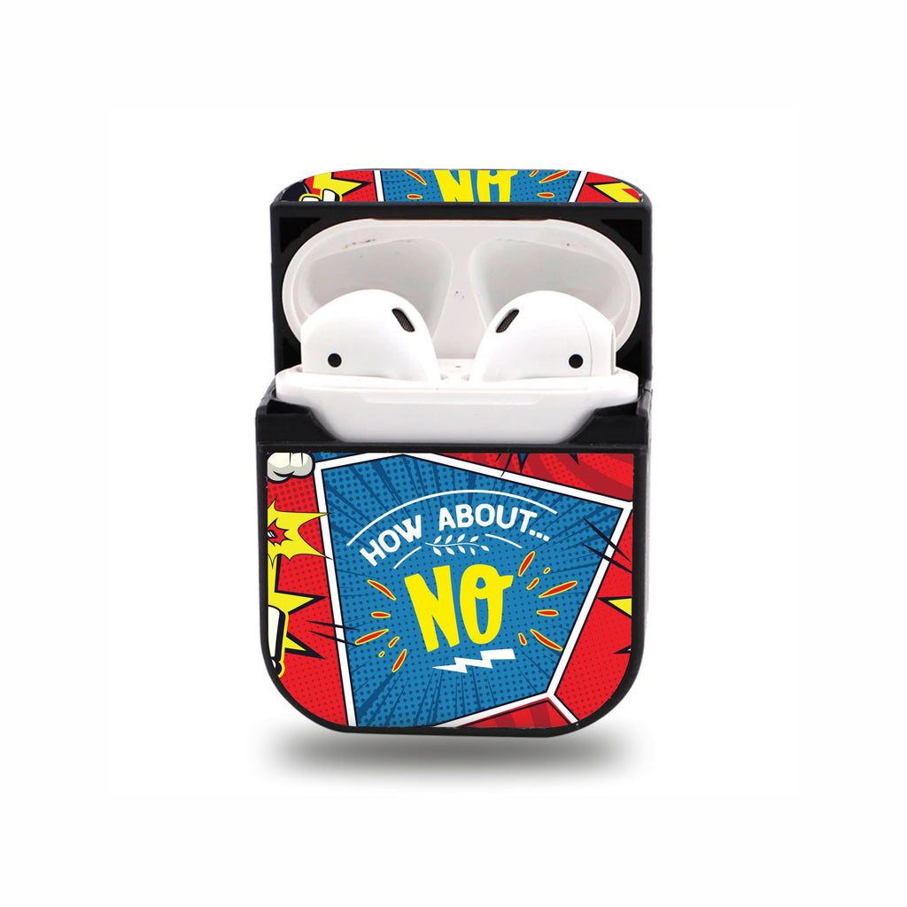 How About No Comic Design Airpods Case
