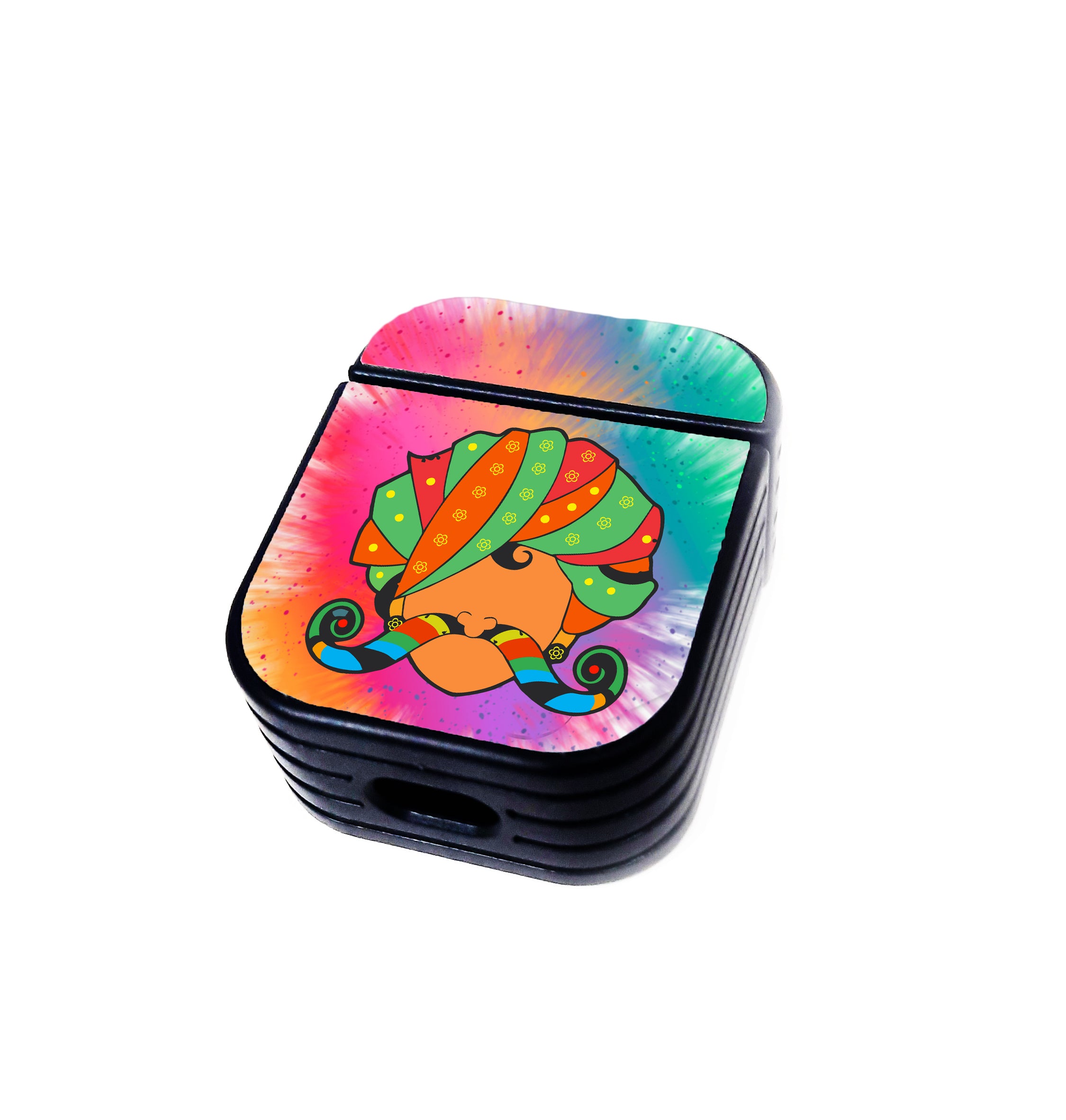 Rajasthani Pagdi With Color Splash Holi Airpod Case