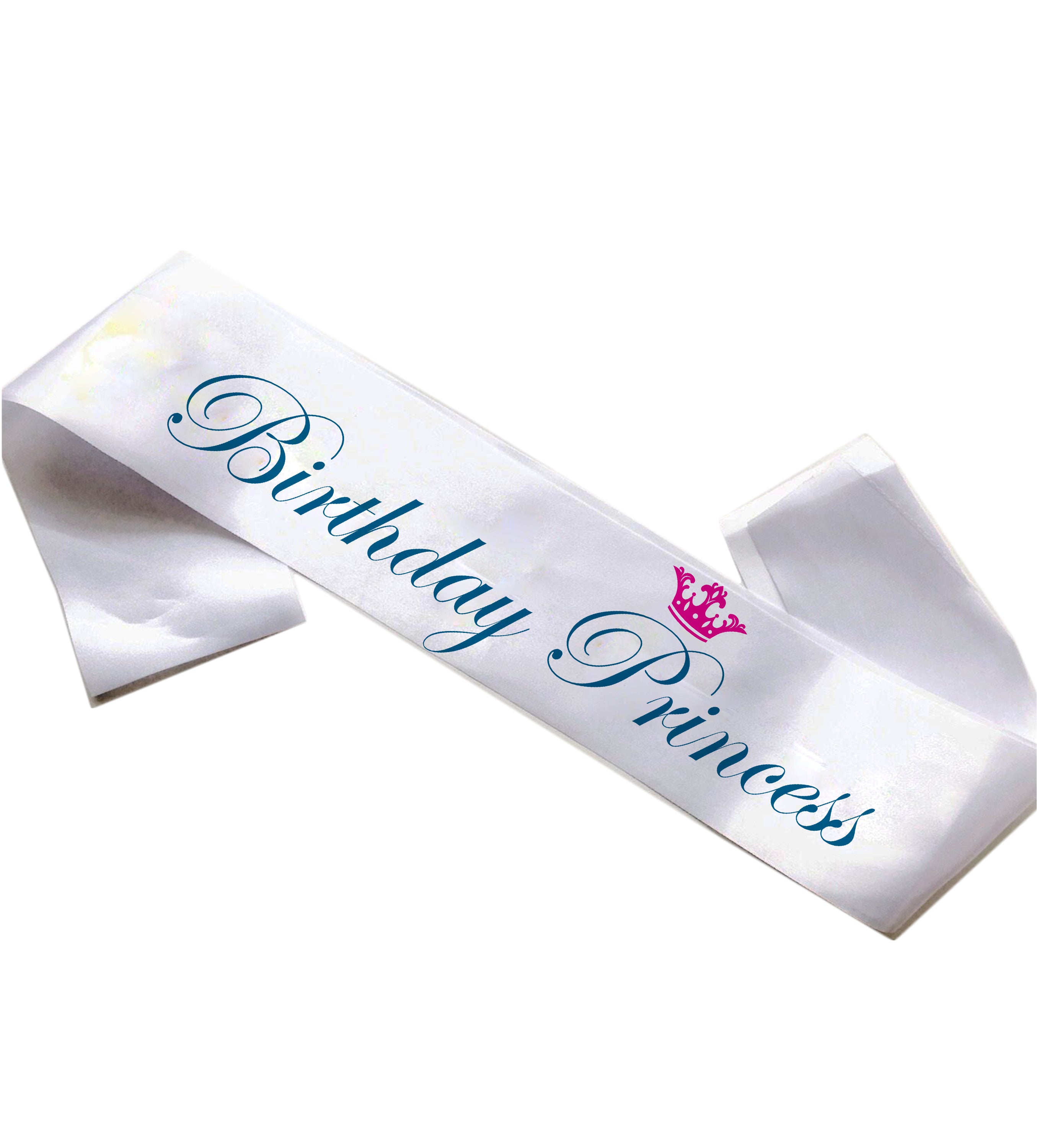 Happy Birthday Princess With Crown Sash