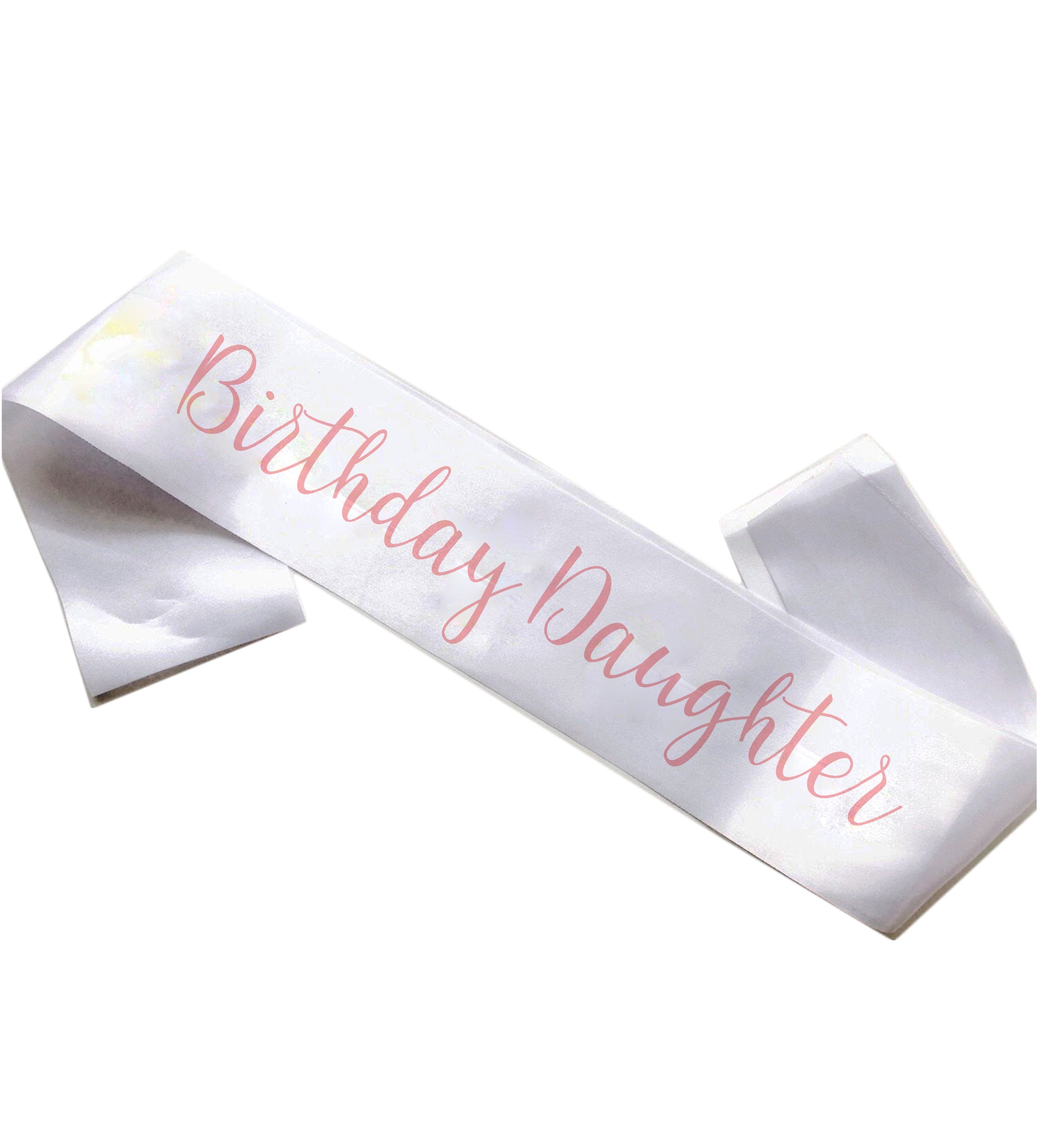 Happy Birthday Pink Daughter Sash