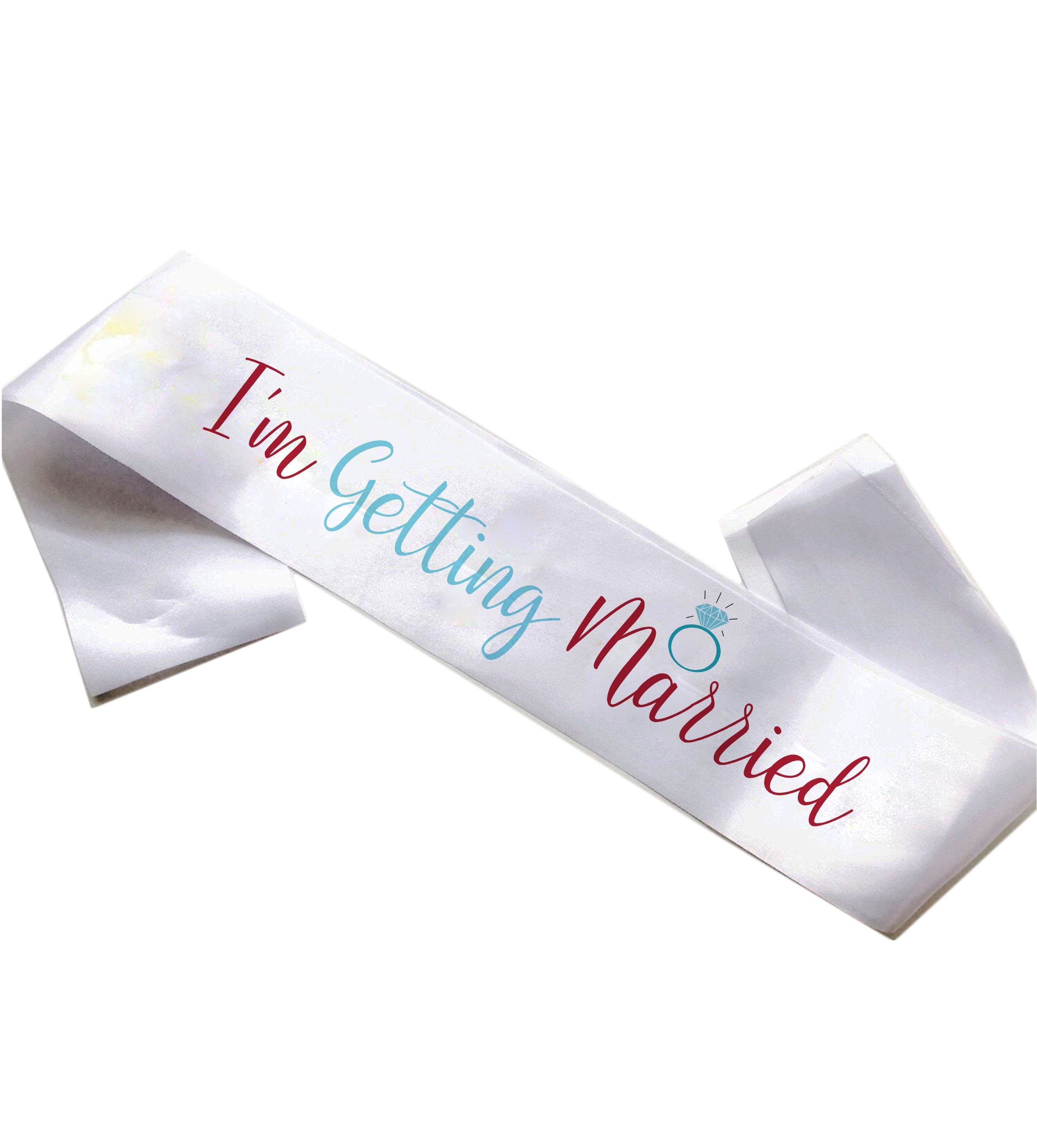 I'm Getting Married Sash