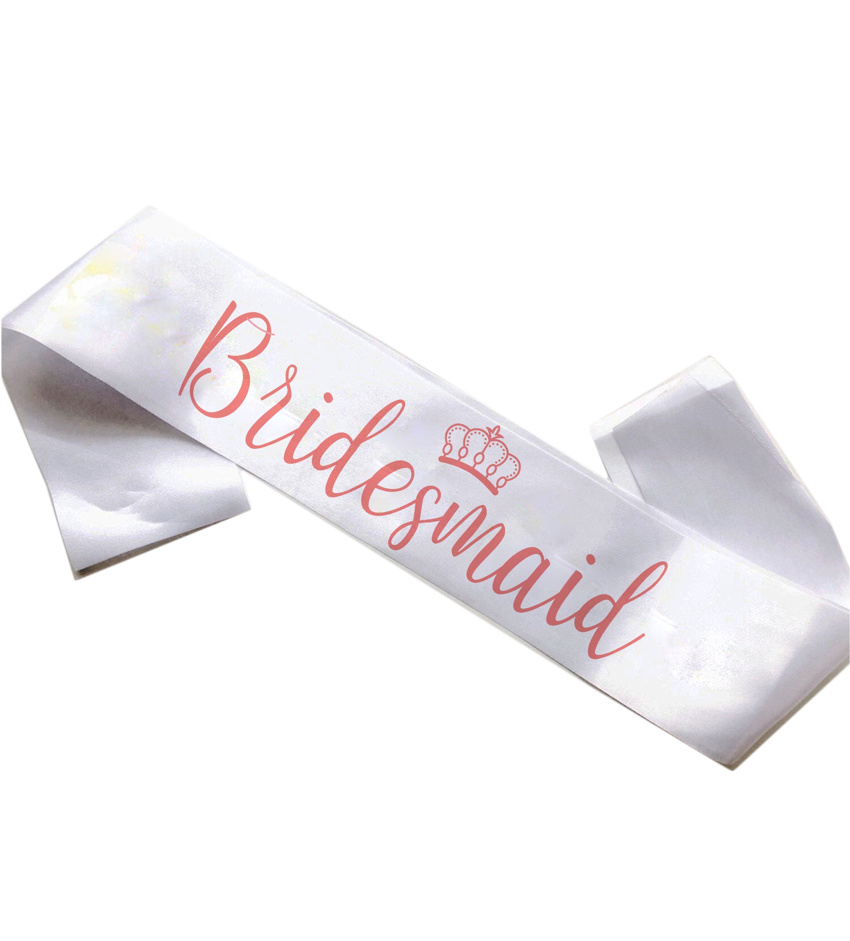 Brides Maid With Crown Sash