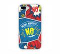How About No Comic Design iPhone 8+ Mobile Case