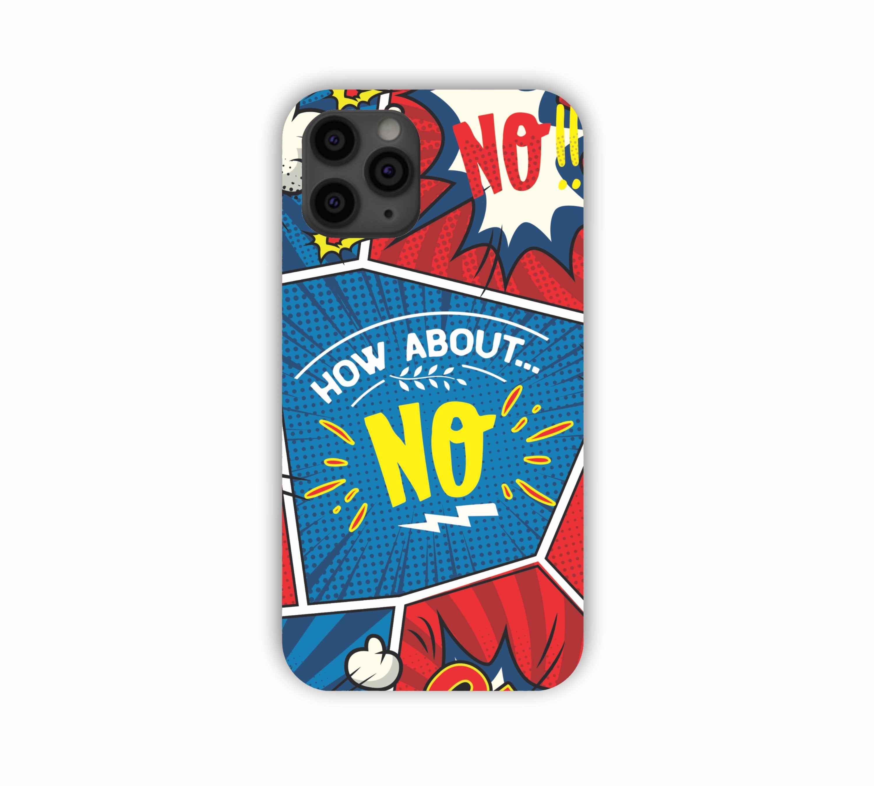 How About No Comic Design iPhone 11 Pro Max Mobile Case