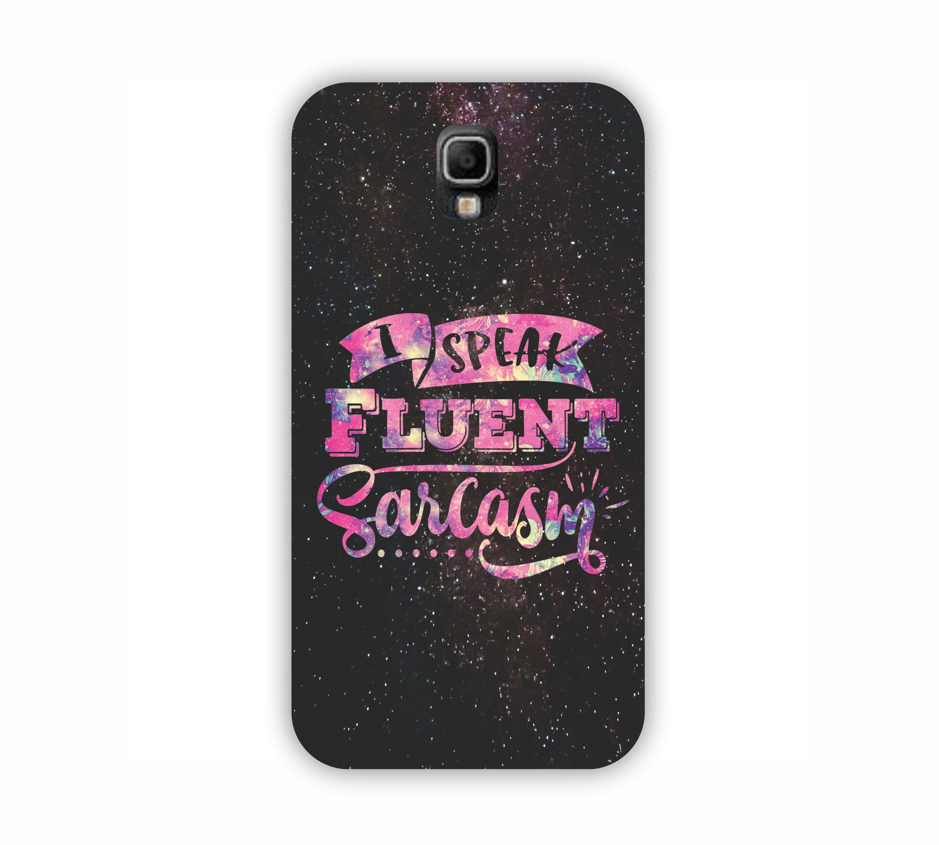 I Speak Fluent Sarcasm Universal Pink Shade Samsung Note 3 Mobile Case