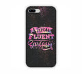 I Speak Fluent Sarcasm Universal Pink Shade iPhone 8+ Mobile Case