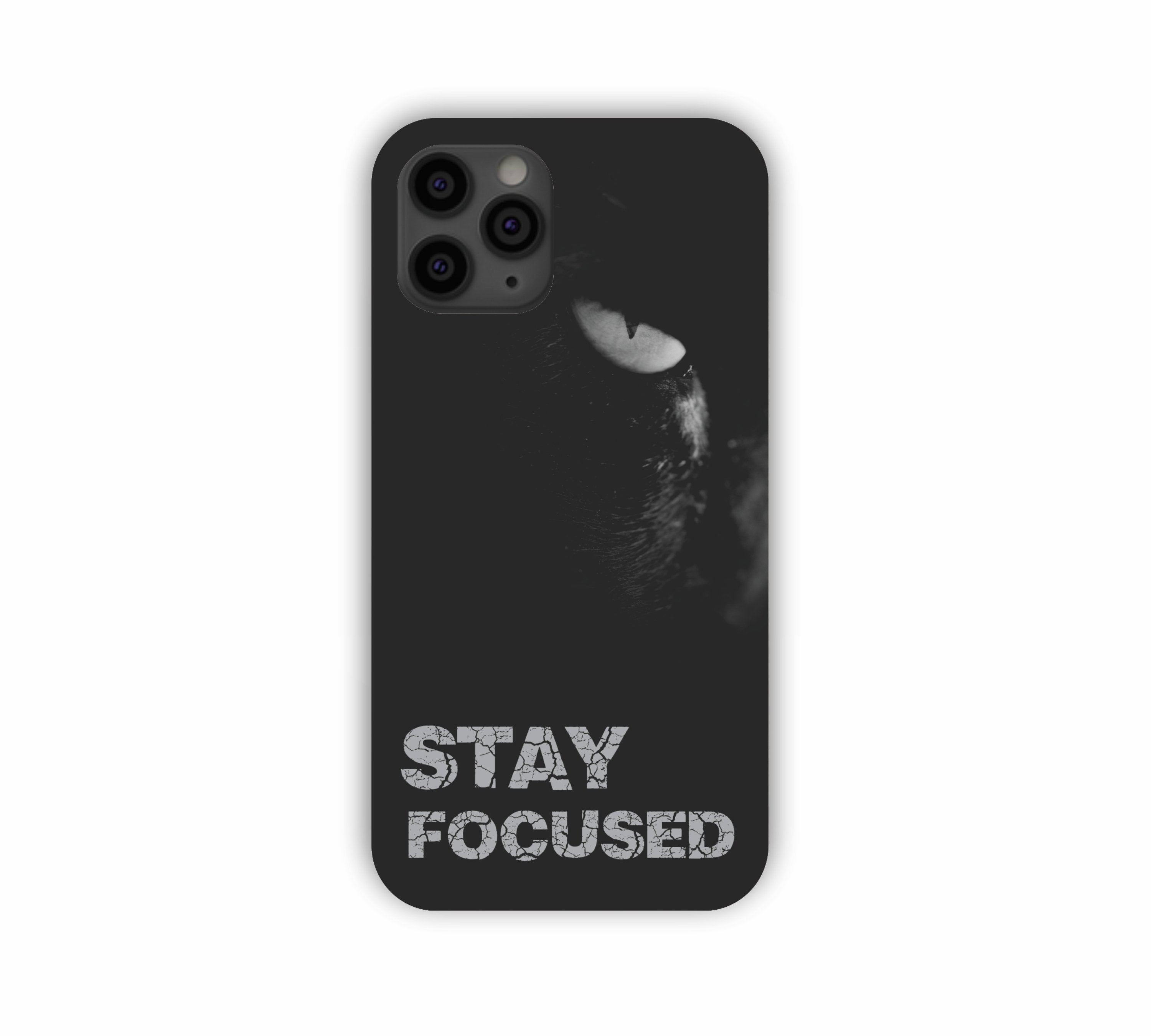 Stay Focused Dark iPhone 11 Pro Max Mobile Case