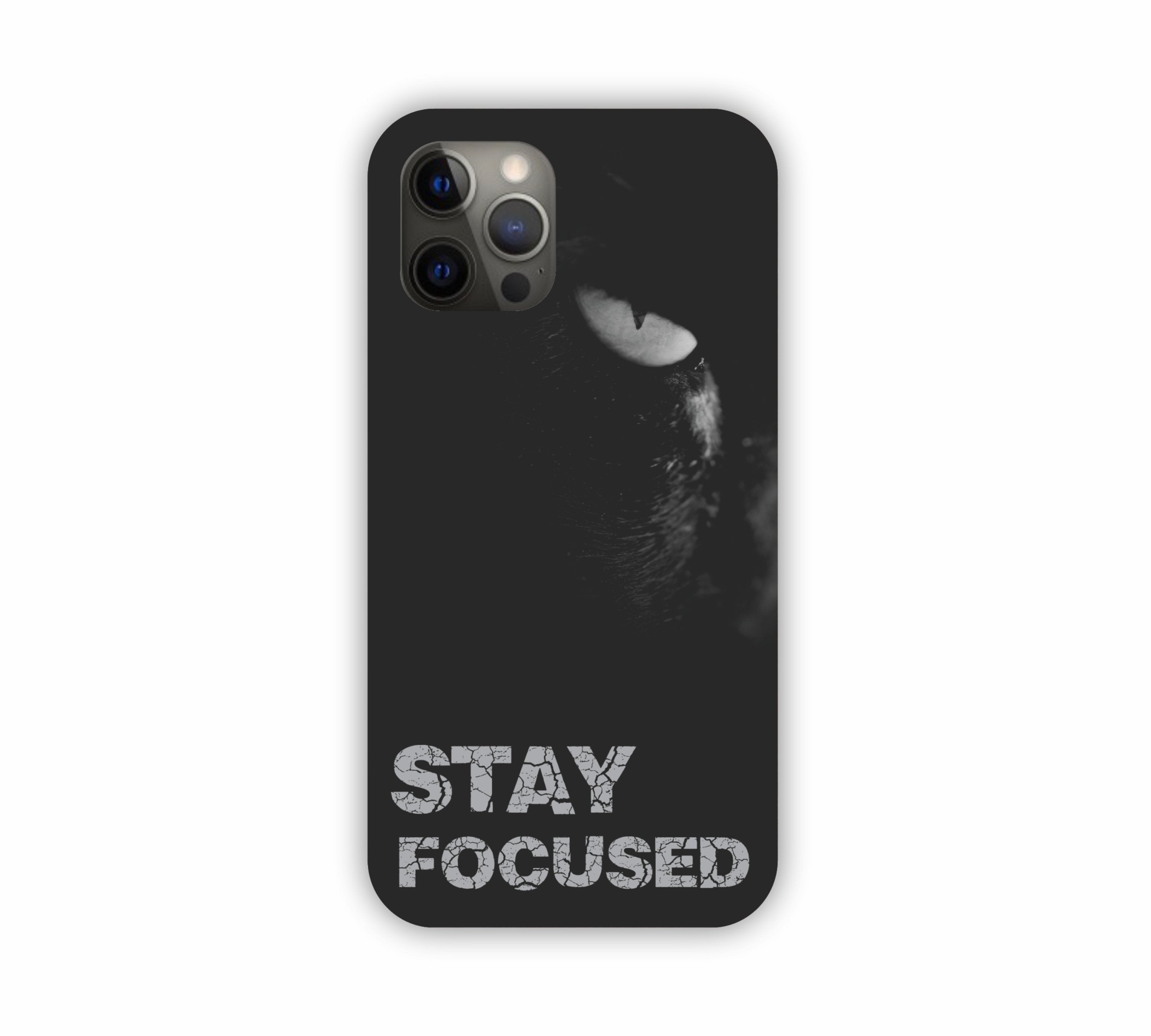 Stay Focused Dark iPhone 12 Pro Mobile Case
