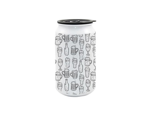 Black Beer Texure Fill Can