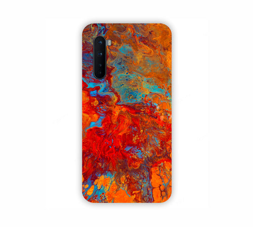 Canvas Painting Water Color Art Design One Plus Nord Mobile Case