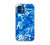 Canvas Painting Blue Water Color Art Design iPhone 12 Mini Mobile Case