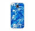 Canvas Painting Blue Water Color Art Design Samsung Note 3 Mobile Case