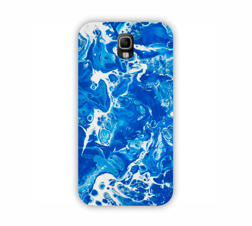 Canvas Painting Blue Water Color Art Design Samsung Note 3 Mobile Case