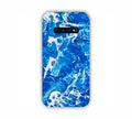 Canvas Painting Blue Water Color Art Design Samsung S10 Plus Mobile Case