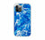 Canvas Painting Blue Water Color Art Design iPhone 12 Pro Mobile Case