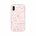 Pink Bakery Icons Design iPhone X Mobile Case