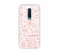 Pink Bakery Icons Design One Plus 8 Mobile Case