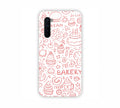 Pink Bakery Icons Design One Plus Nord Mobile Case