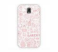 Pink Bakery Icons Design Samsung Note 3 Mobile Case