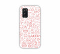 Pink Bakery Icons Design Samsung Note 20 Mobile Case