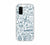 Dark Blue Bakery Icons Design Samsung S20 Mobile Case