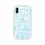 Sky Blue Bakery Icons Design iPhone X Mobile Case 