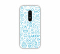 Sky Blue Bakery Icons Design One Plus 6 Mobile Case 