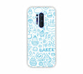Sky Blue Bakery Icons Design One Plus 8 Pro Mobile Case 