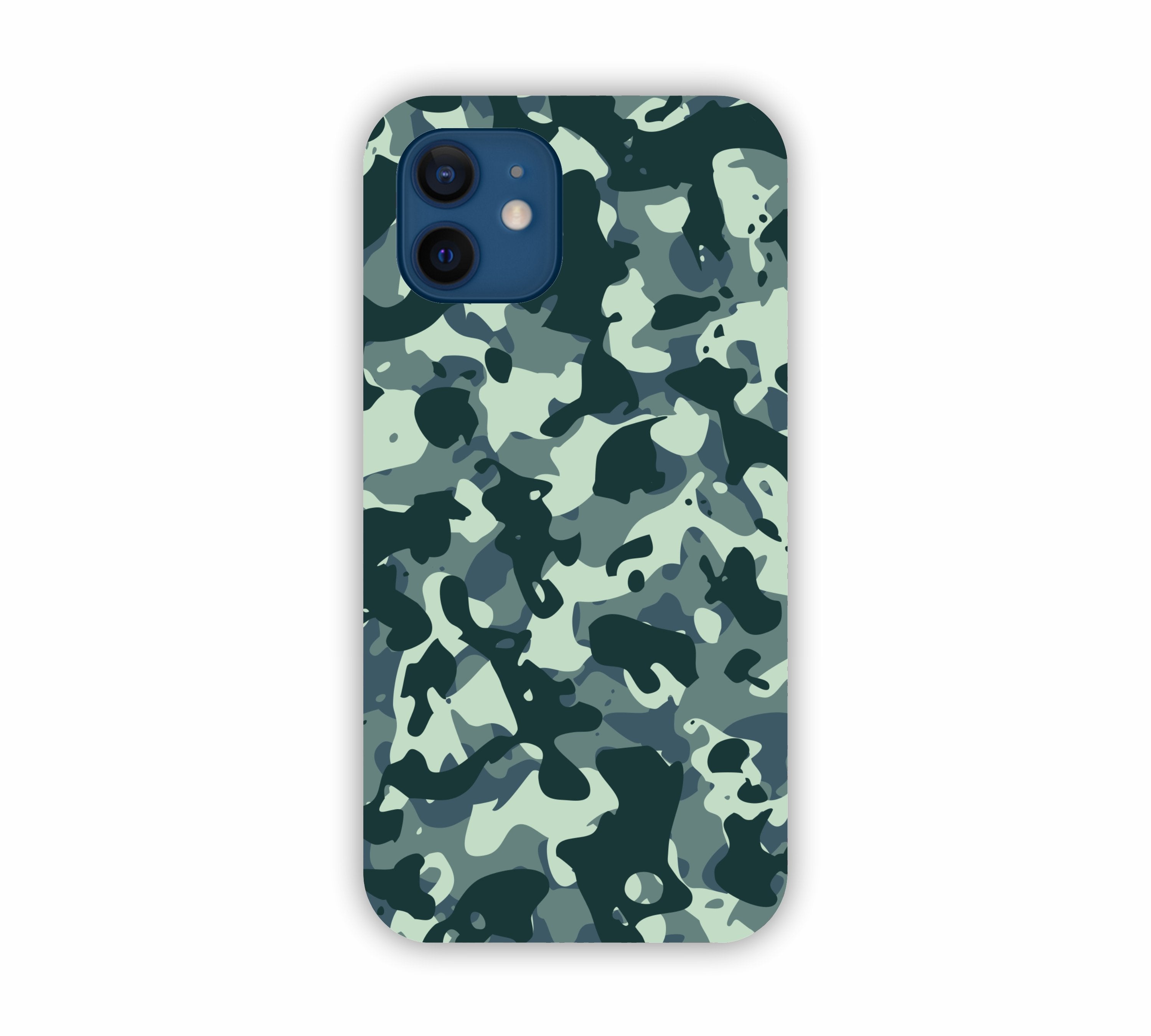 Green Camouflage Design iPhone 12 Mini Mobile Case 