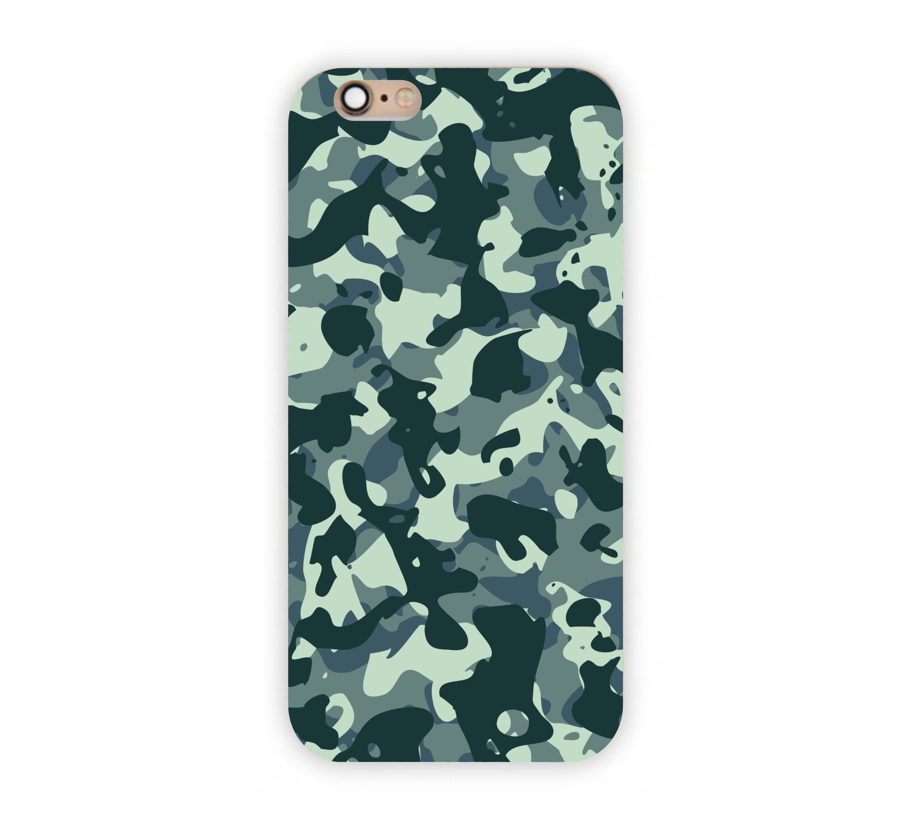 Green Camouflage Design iPhone 6+ Mobile Case 