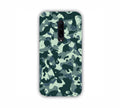 Green Camouflage Design One Plus 7 Pro Mobile Case 