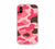 Pink Shade Camouflage Design iPhone XS Max Mobile Case 
