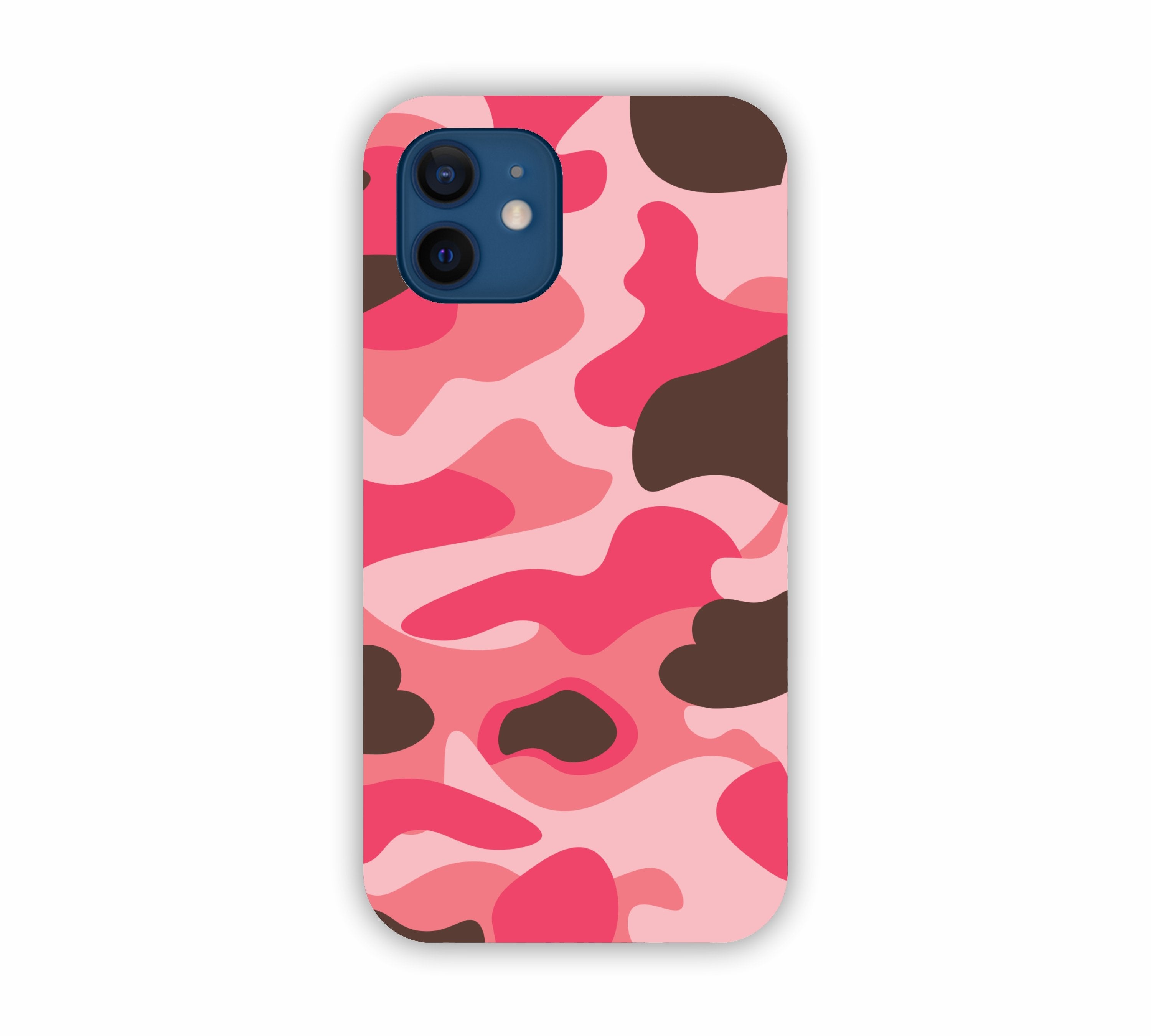 Pink Shade Camouflage Design iPhone 12 Mini Mobile Case 