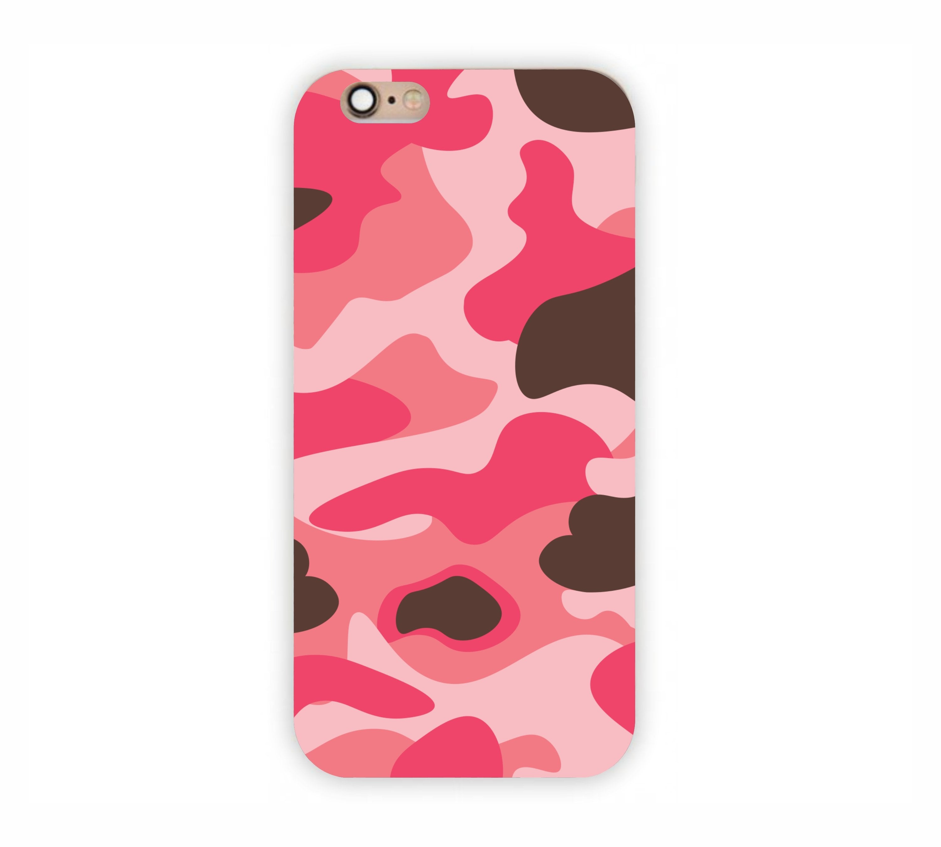 Pink Shade Camouflage Design iPhone 6+ Mobile Case 