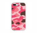 Pink Shade Camouflage Design iPhone 8+ Mobile Case 