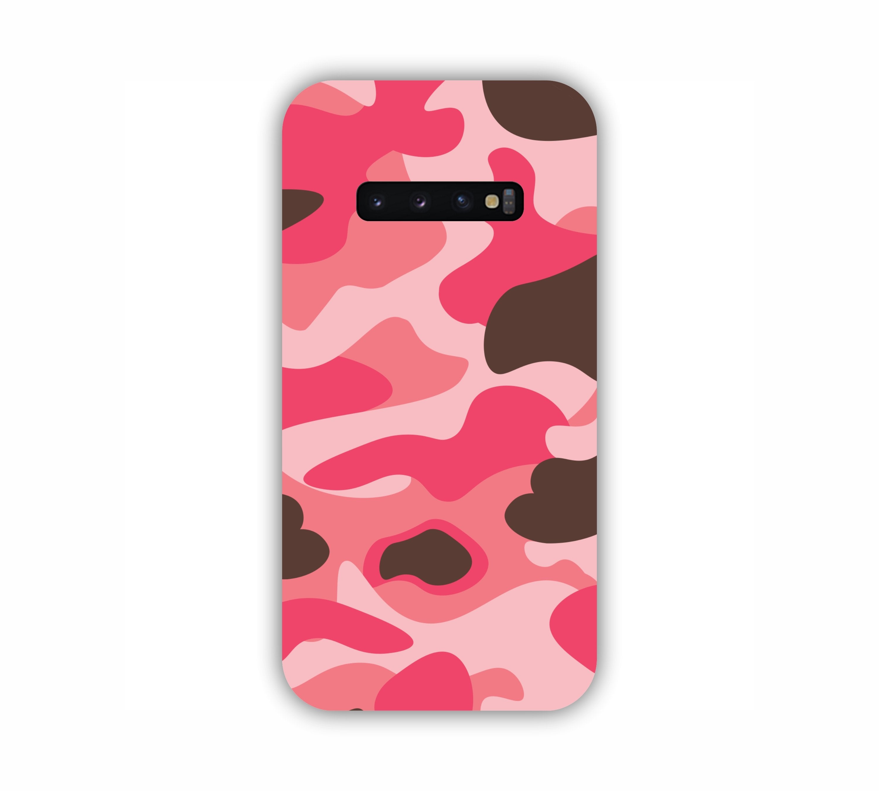 Pink Shade Camouflage Design Samsung S10 Mobile Case 